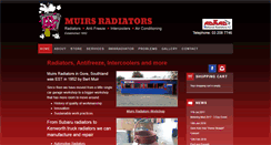 Desktop Screenshot of muirsradiators.co.nz